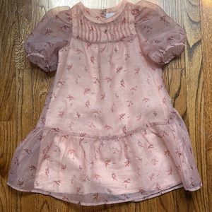 Zara kids- Girls size 7 organza dress